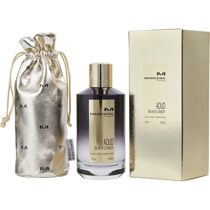 Mancera Aoud Black Candy EDP sở hữu thiết kế chai đặc trưng với kiểu dáng hình trụ sang trọng, tinh tế và vững chắc